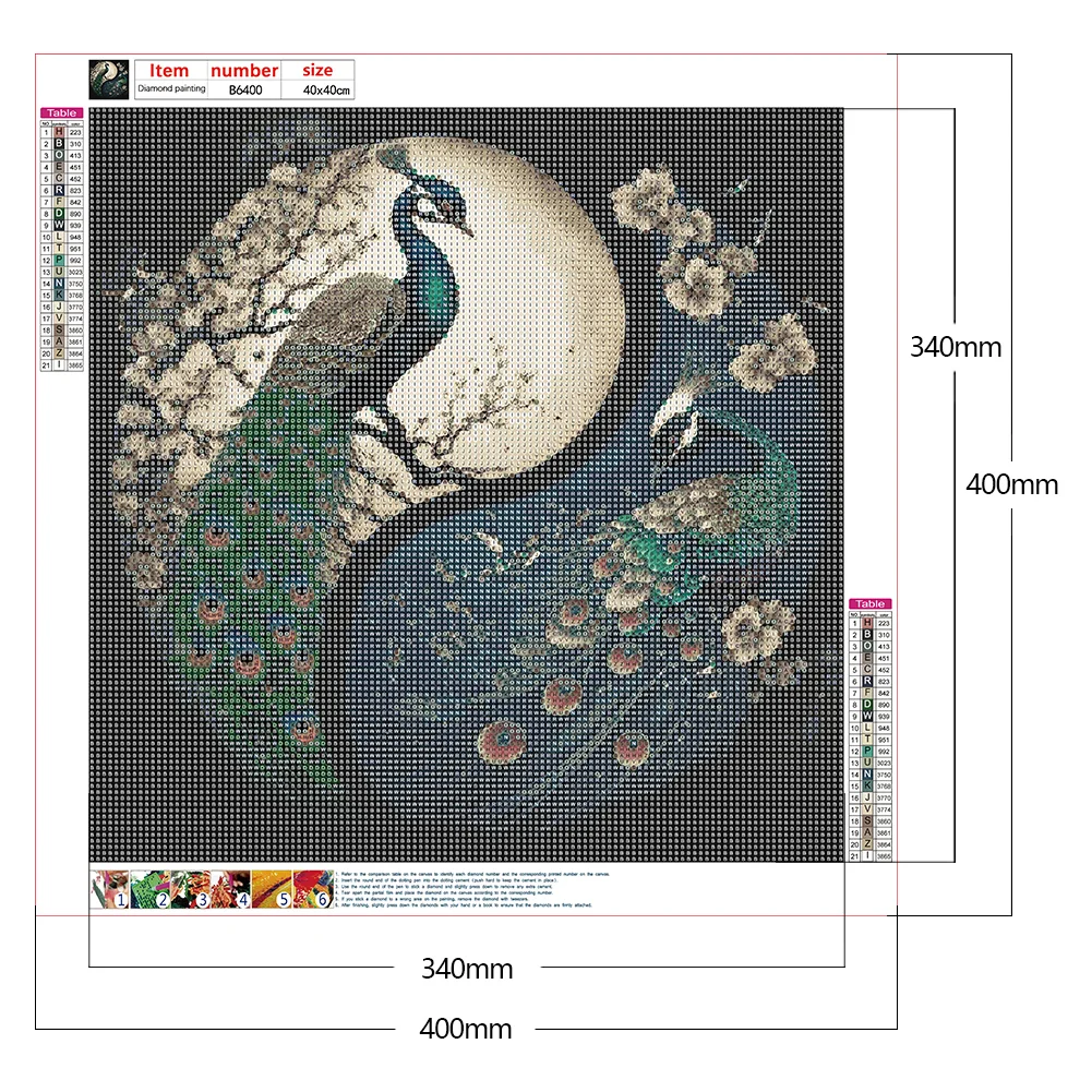 Diamond Painting - Full Round/Square Drill - Tai Chi Animals(30*30 - 50*50cm)