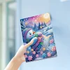 (US Local)Snowman Special Shaped 5D DIY Diamond Art Painting Notebook Kit for Beginners