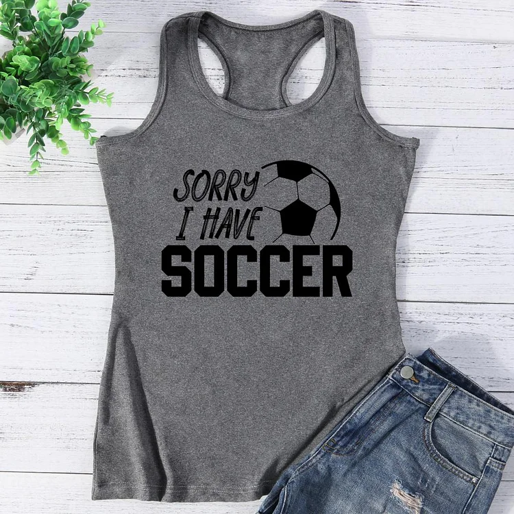 Sorry I Have Soccer Vest Top-Annaletters