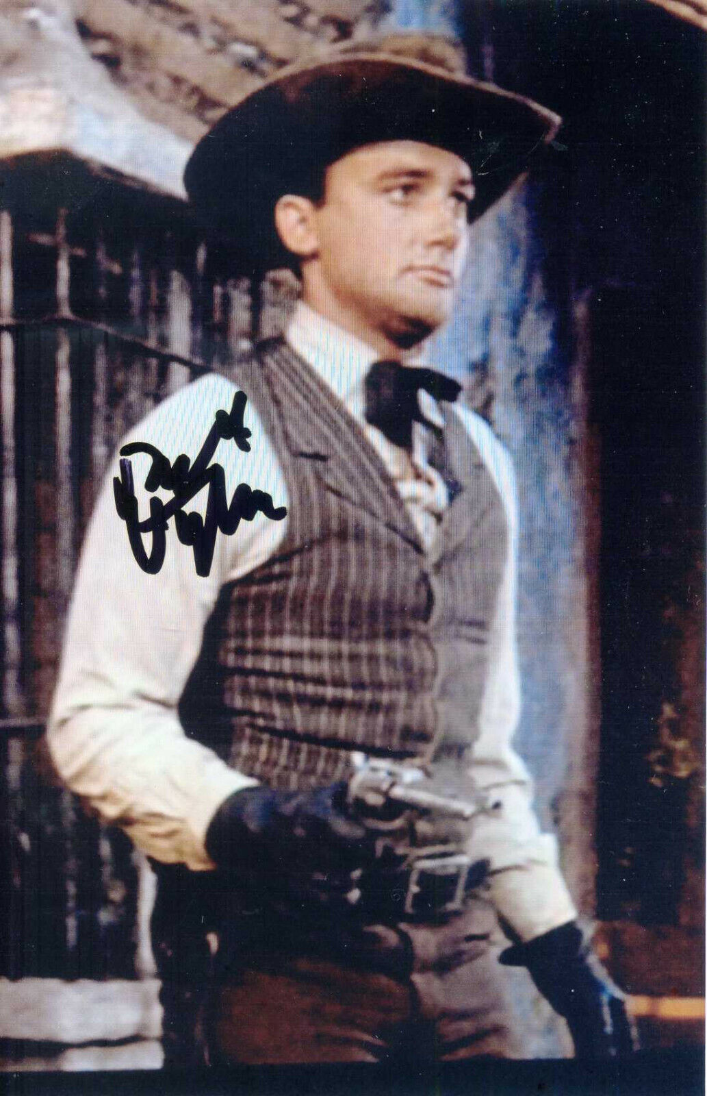 ROBERT VAUGHN Signed 'Magnificent Seven' Photo Poster paintinggraph - Film Star Actor - preprint