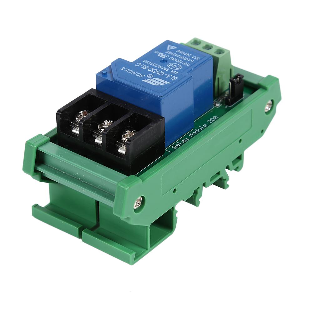 

1 Way 30A Relay Module High/Low Level Trigger Relay Module w/Optocoupler, 501 Original