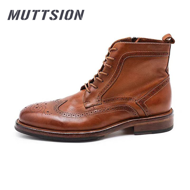 MUTTSION British Dermis Retro  Fallow  Fashion  Ventilate  Chelsea Boots MUTTSION.COM MUTTSION
