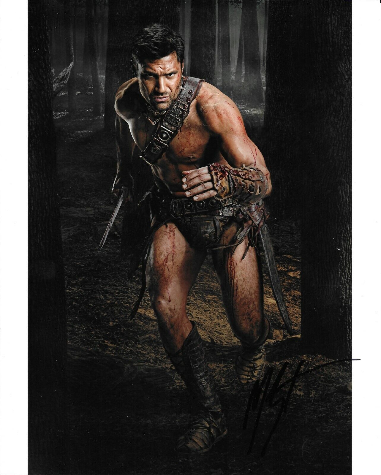 Manu Bennett Spartacus autographed Photo Poster painting signed 8x10 #4 Crixus