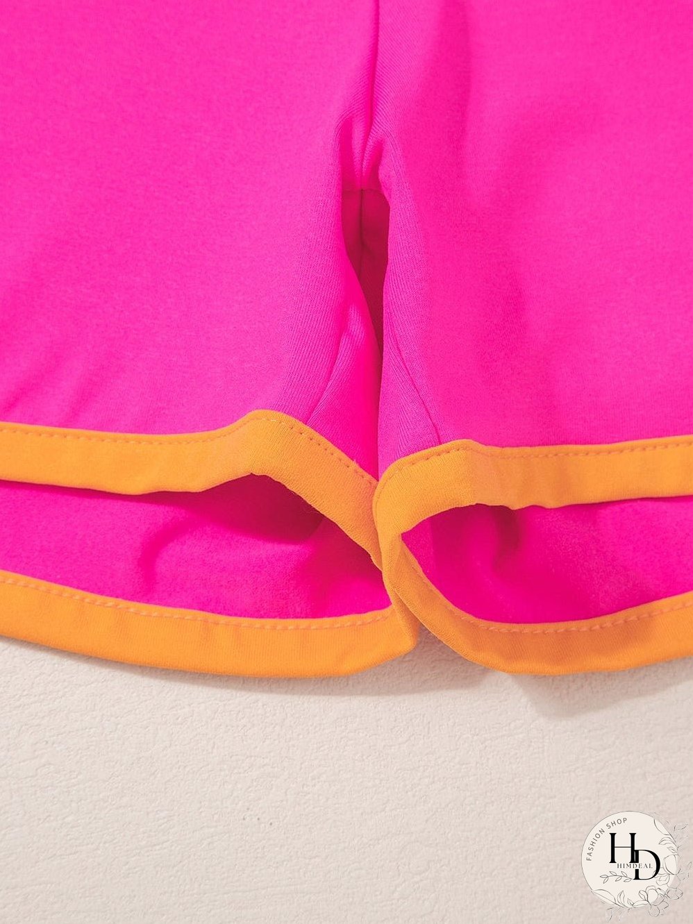 Summery Colorblock Set with Cap Sleeves