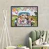 5D DIY Full Square Drill Diamond Painting Dog & Car Kit Home Decor Art 40x30cm (B)