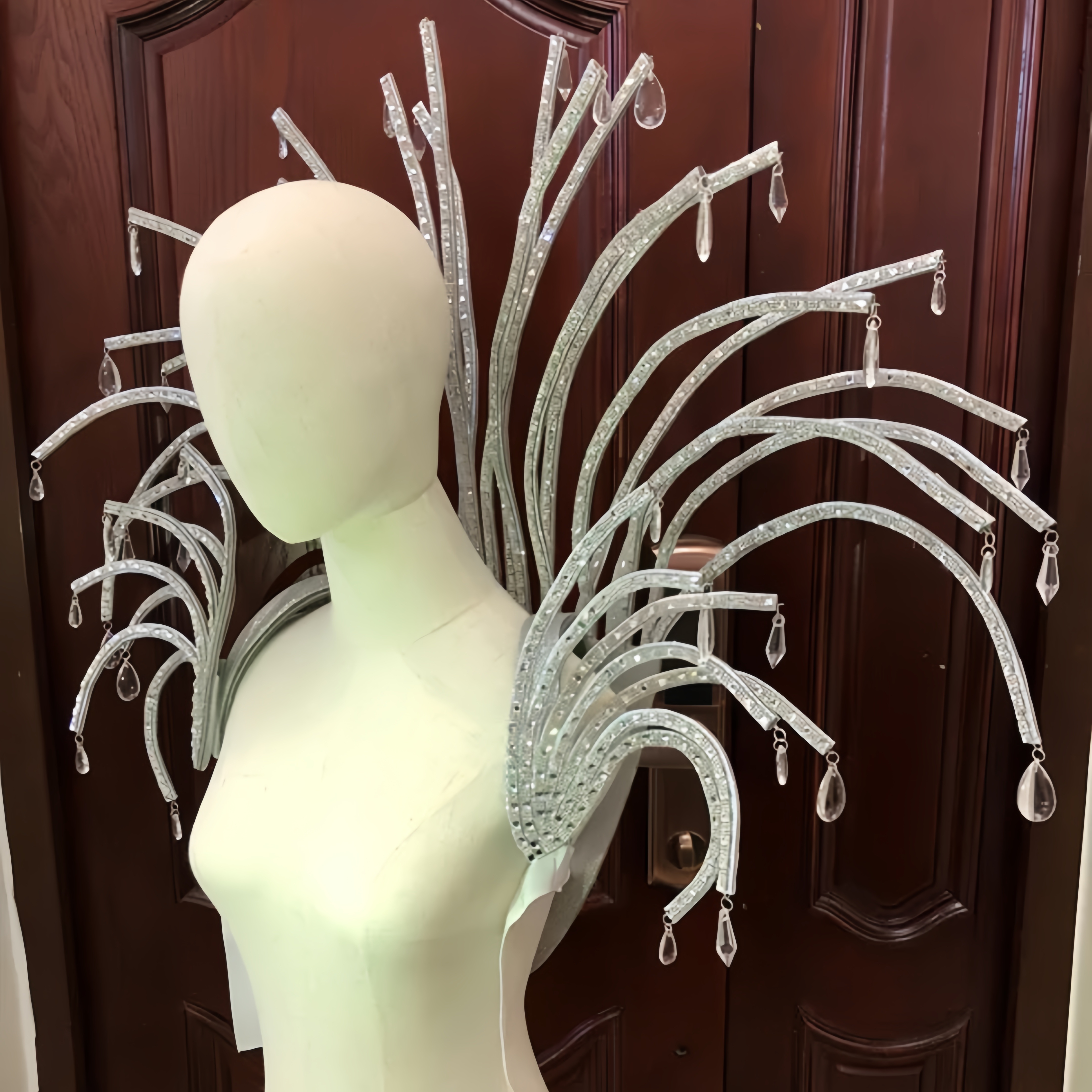 VCSHOES Latin dance Samba accessories Fashion exquisite headdress feathers Delicate dance shows accessories