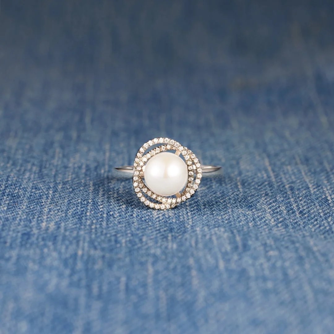 Infinity Pearl Ring