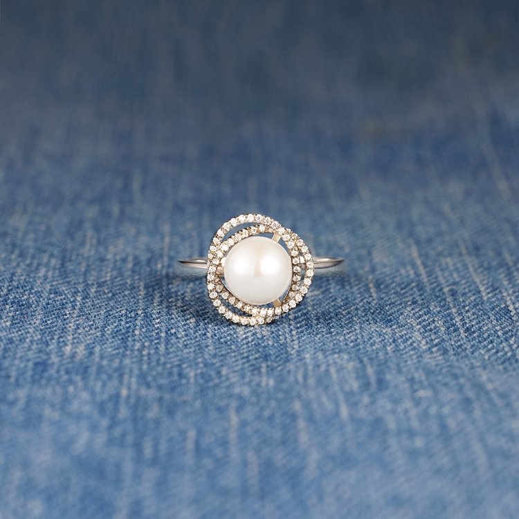 Infinity Pearl Ring