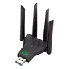 1300Mbps Wireless Network Card Dual Band 2.4/5.8Ghz WiFi USB Adapter for PC