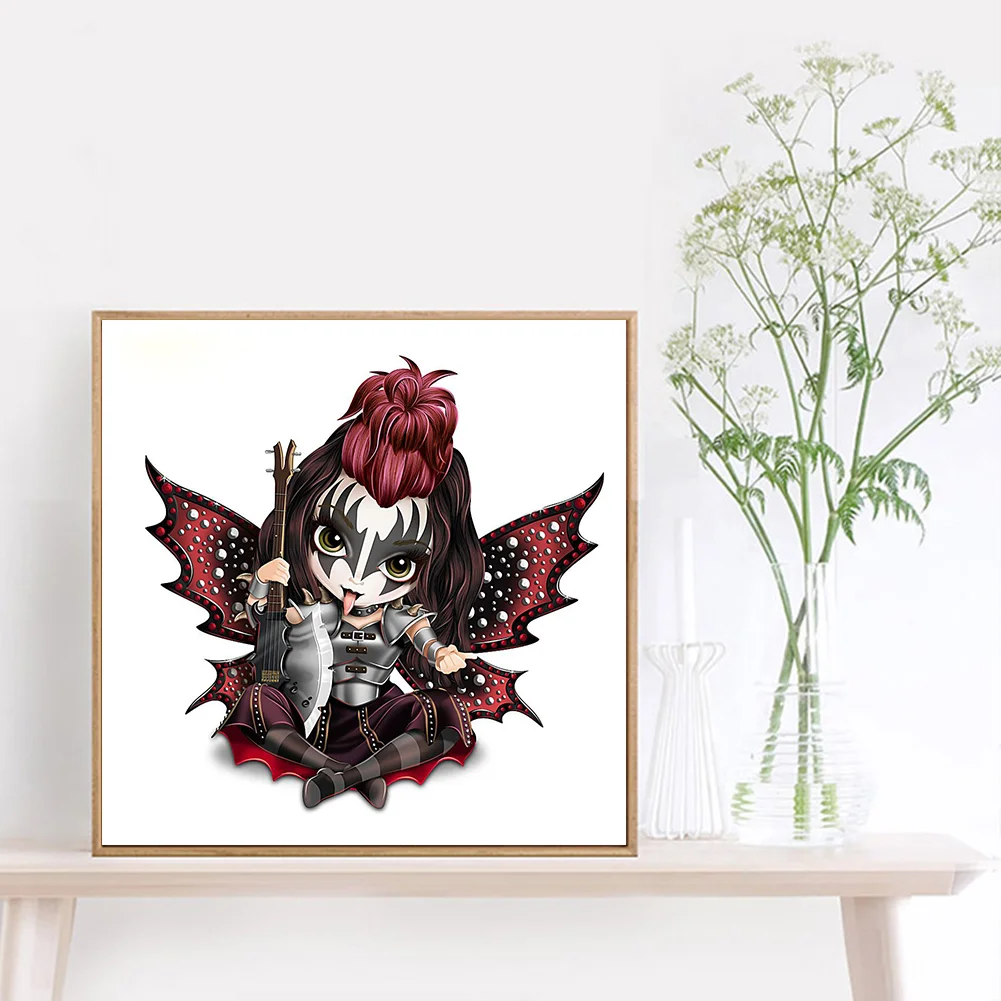 Full Round Diamond Painting 30*30cm - Big Eyes Doll