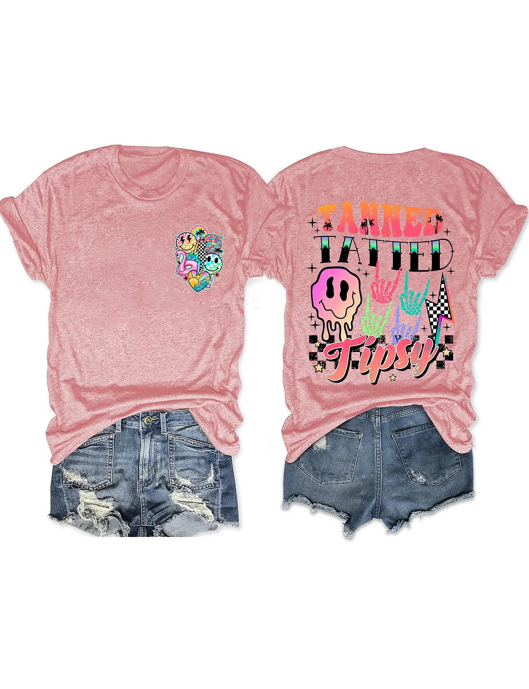 Summer Tanned Tatted And Tipsy T-shirt