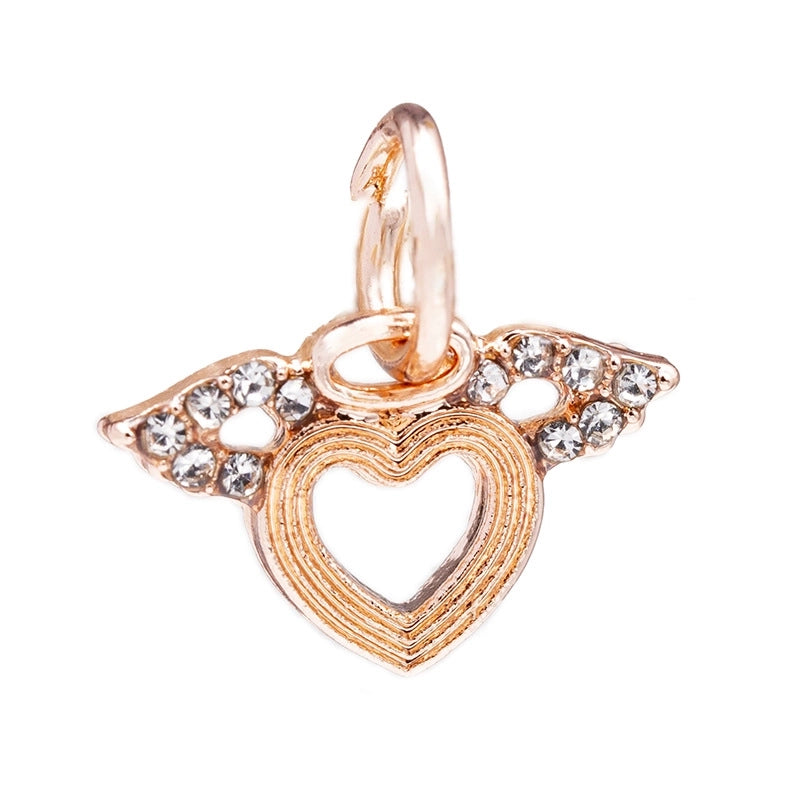 20 Pieces Zinc Alloy Starfish Paw Print Heart Shape Pendant Jewelry Accessories