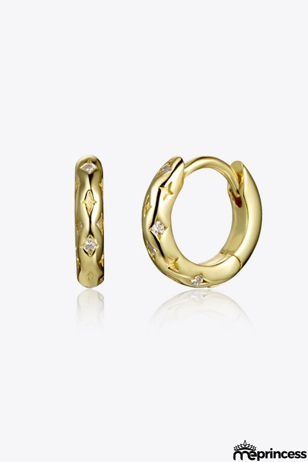 925 Sterling Silver Huggie Earrings