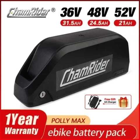 pornhint Pornhint Original 48V 20AH Battery 52V ebike Battery Polly DP-9 Downtube 40A BMS 350W 500W 750W 1000W 1500W 18650 Cell BBS02 BBS03 BBSHD