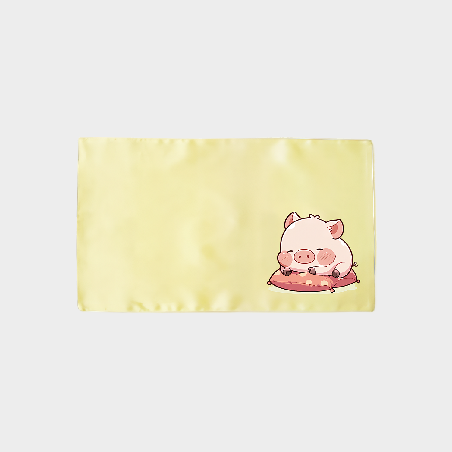 Baby ＆ Toddler Silk Pillowcase Cartoon Pig Luxuriously Soft for Sleeping REAL SILK LIFE