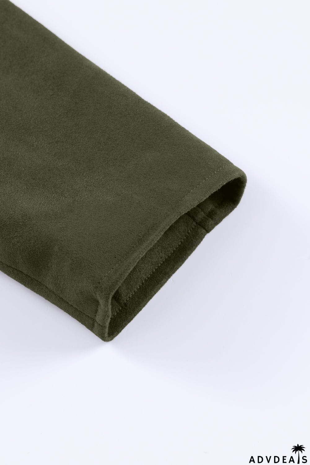 Cropped Fringe Faux Suede Jacket