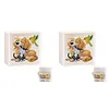 (US Local)DIY Diamond Painting Storage Box Wall Mount Diamond Art Organizer Box (Dog Cat)