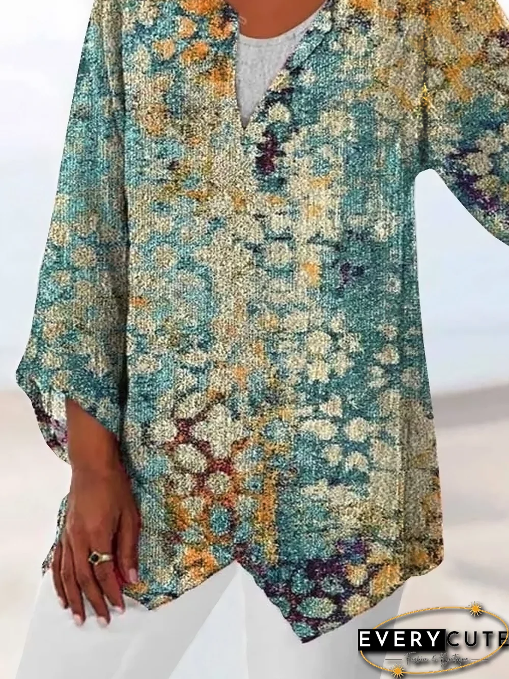 Ethnic Casual Loose Tops