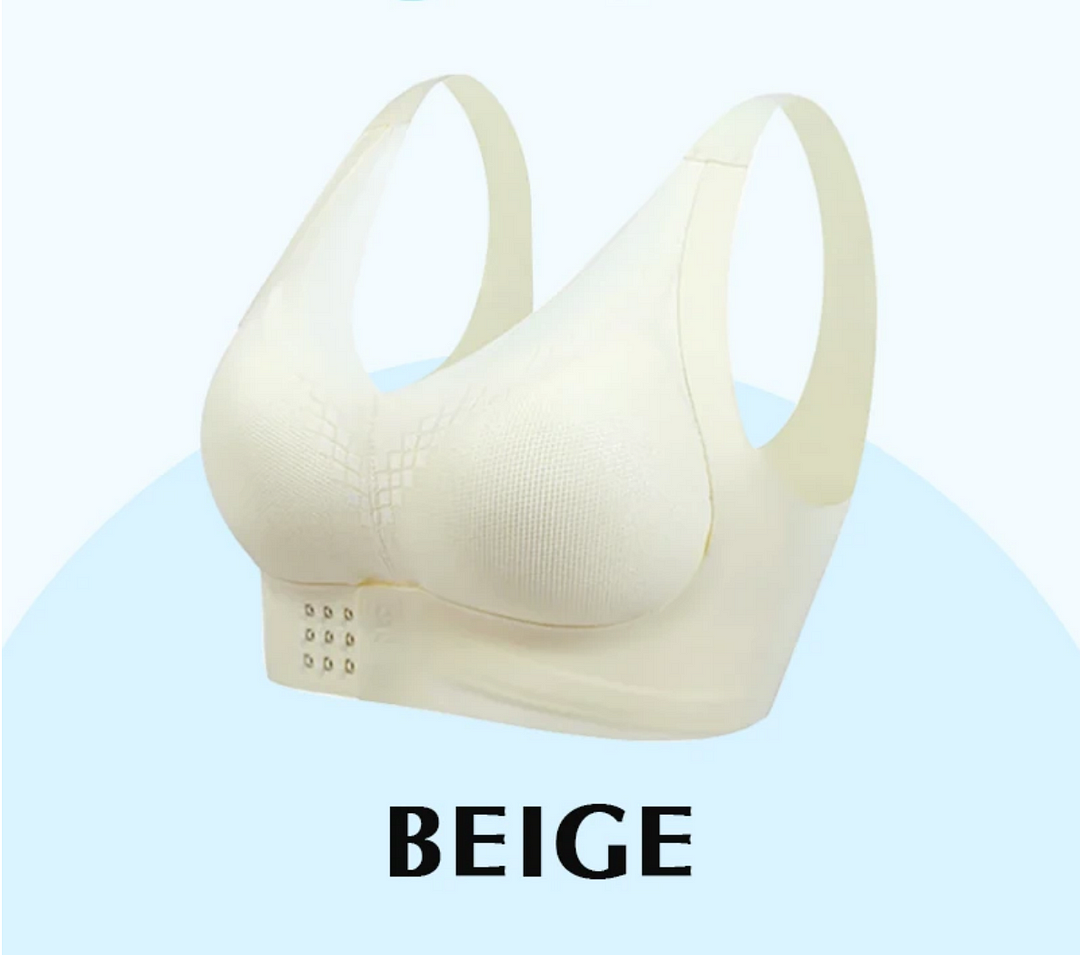 Front Buckle Wireless Lace Bra