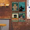 6PCS Cat - Metal Tin Signs(8*12Inch/12*16Inch) - Animal