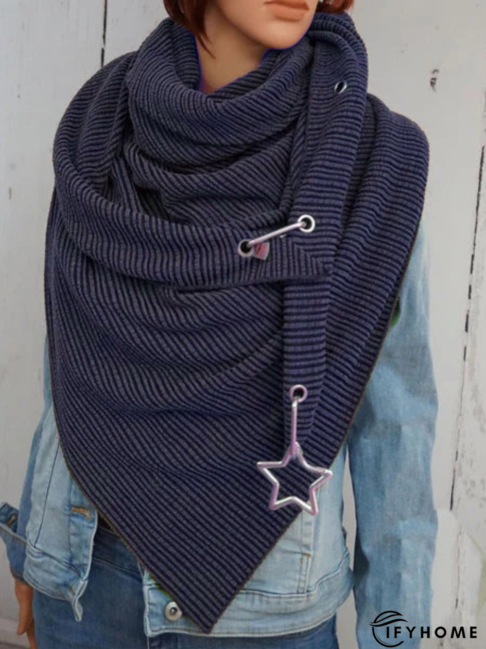 Cotton-Blend Casual Scarf | IFYHOME
