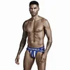 Vertical Stripes Stretch Sexy Hollow Briefs