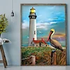 Diamond Painting Beachfront Lighthouse Full Round Drill Picture (A3799)