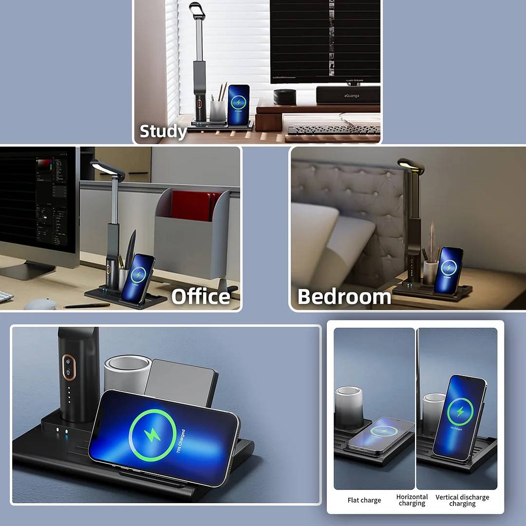 Multi-Function Wireless Desk Lamp