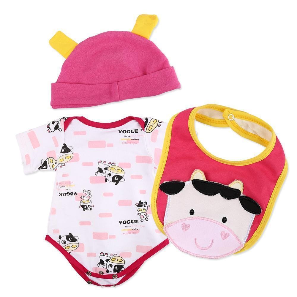 Cow outfit for 20"- 22" Reborn Doll boy Baby Clothing  Outfit Sets