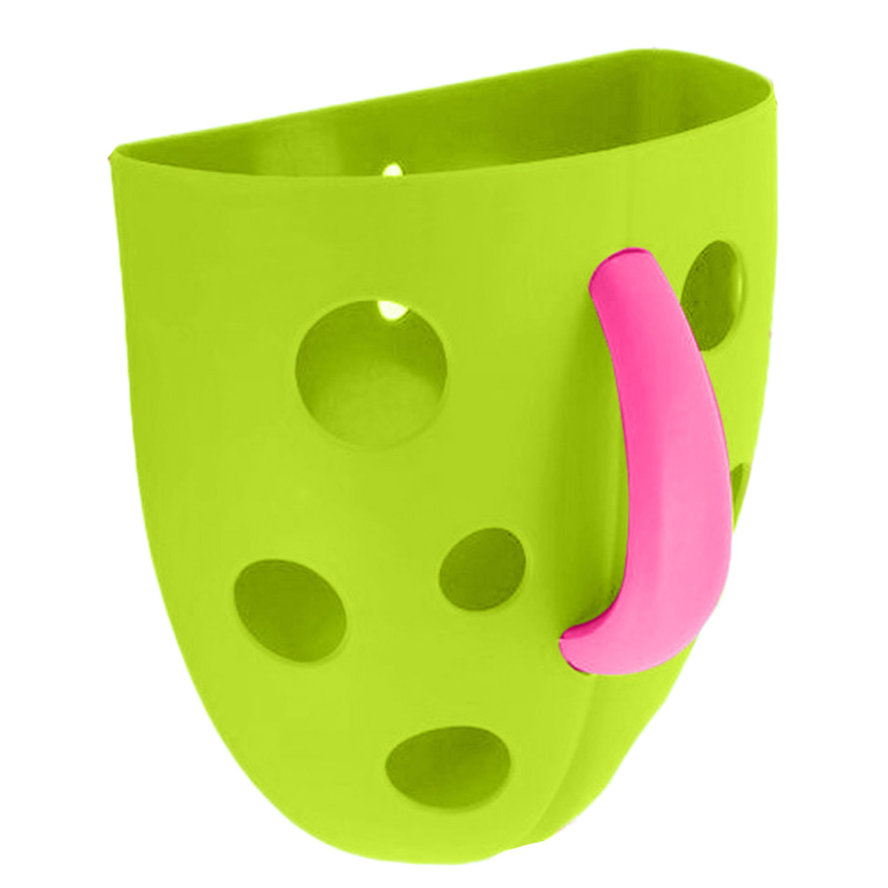 

Bath Toy Organizer Storage Box Hanging Scoop Baby Tub Toys Bathroom Toddler, 绿色, 501 Original