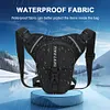 Motorcycle Drop Leg Bag Hip Bum Motorcycle Bag for Cycling Riding (Black)