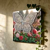 (25x25cm)DIY Pre-Framed 3D Flapping Butterfly Diamond Painting Art Craft Kit Living Room Decor
