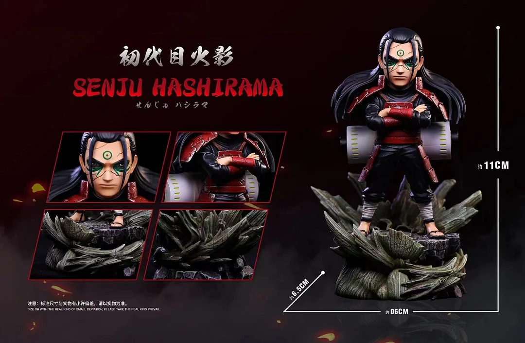 Mini Action Figure Hashirama Senju - Primeiro Hokage - Naruto