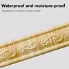 >SALE<3D Foam Self-adhesive Waist Corner Line DIY Wall Edge Strip Skirt (Wood)