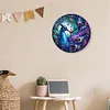DIY Peacock Special Shape Diamond Painting Clock