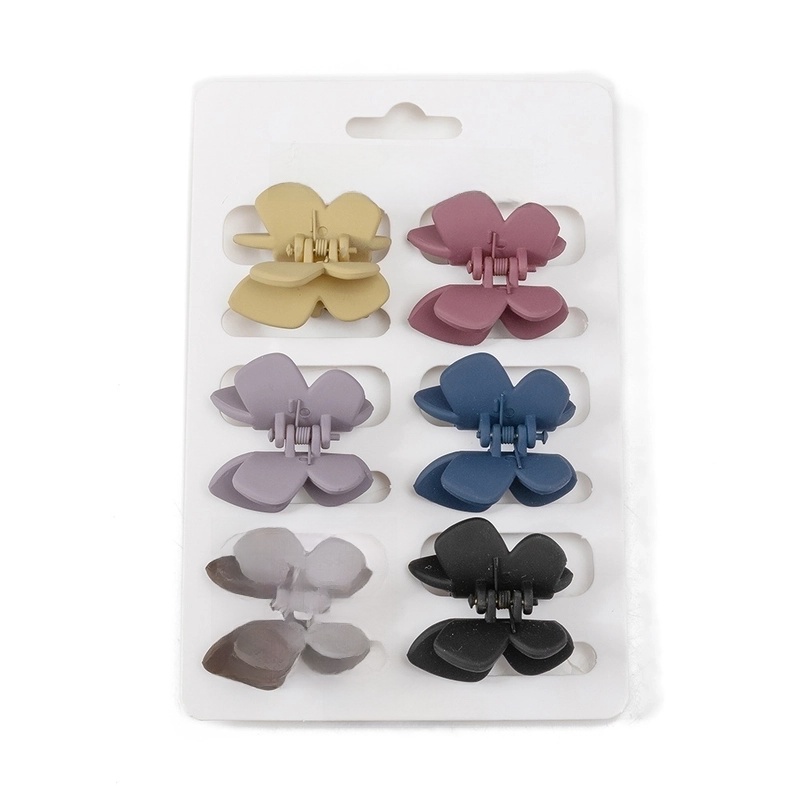 Women’s Sweet Geometric Bow Knot Plastic Resin Stoving Varnish Hair Claws