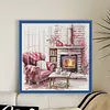 Comfortable Morning-14CT Stamped Cross Stitch Egyptian Cotton 40*40cm/15.75*15.75in tapestrymarket