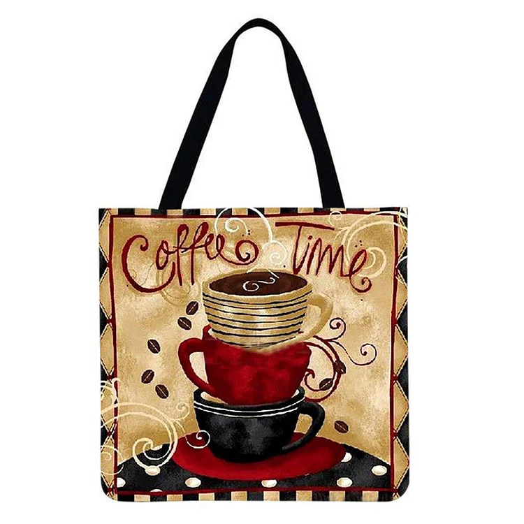 Coffee Cup - Linen Tote Bag