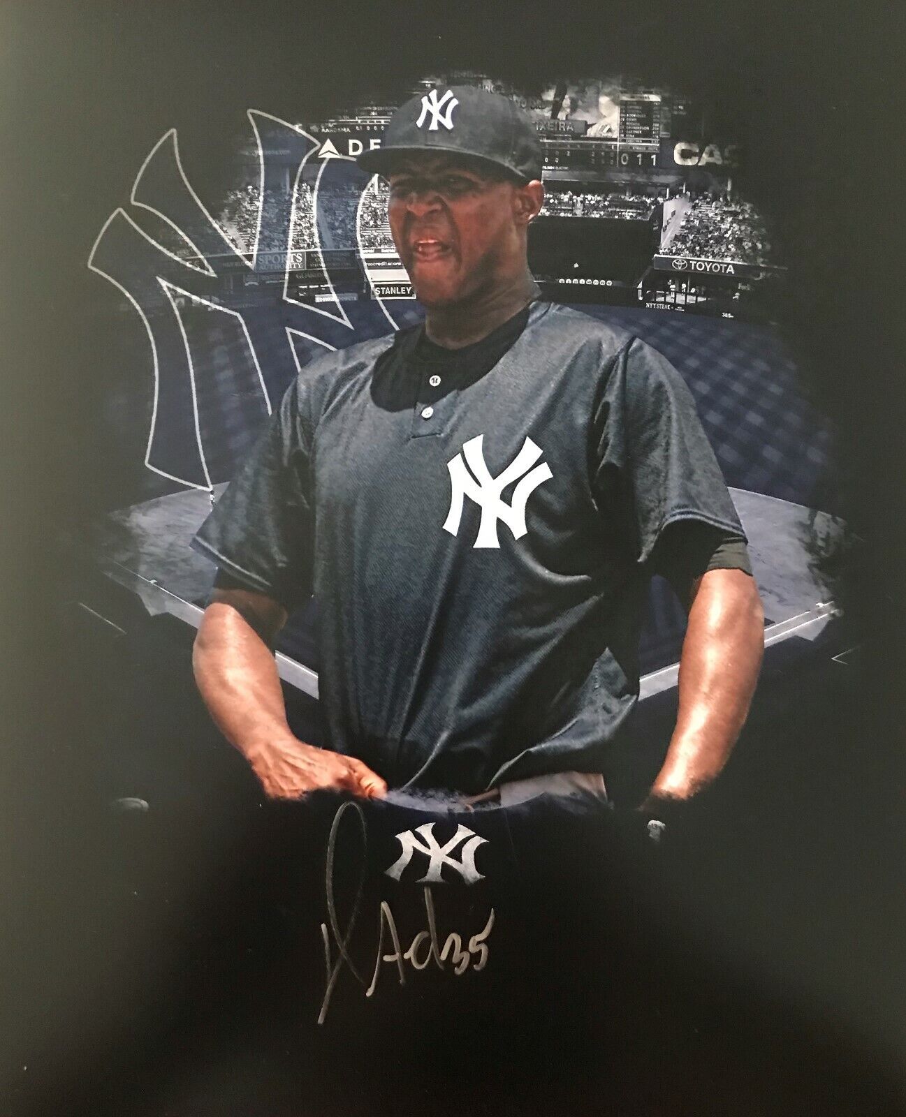 Domingo Acevedo New York Yankees Signed 8x10 Autographed Photo Poster painting COA N1