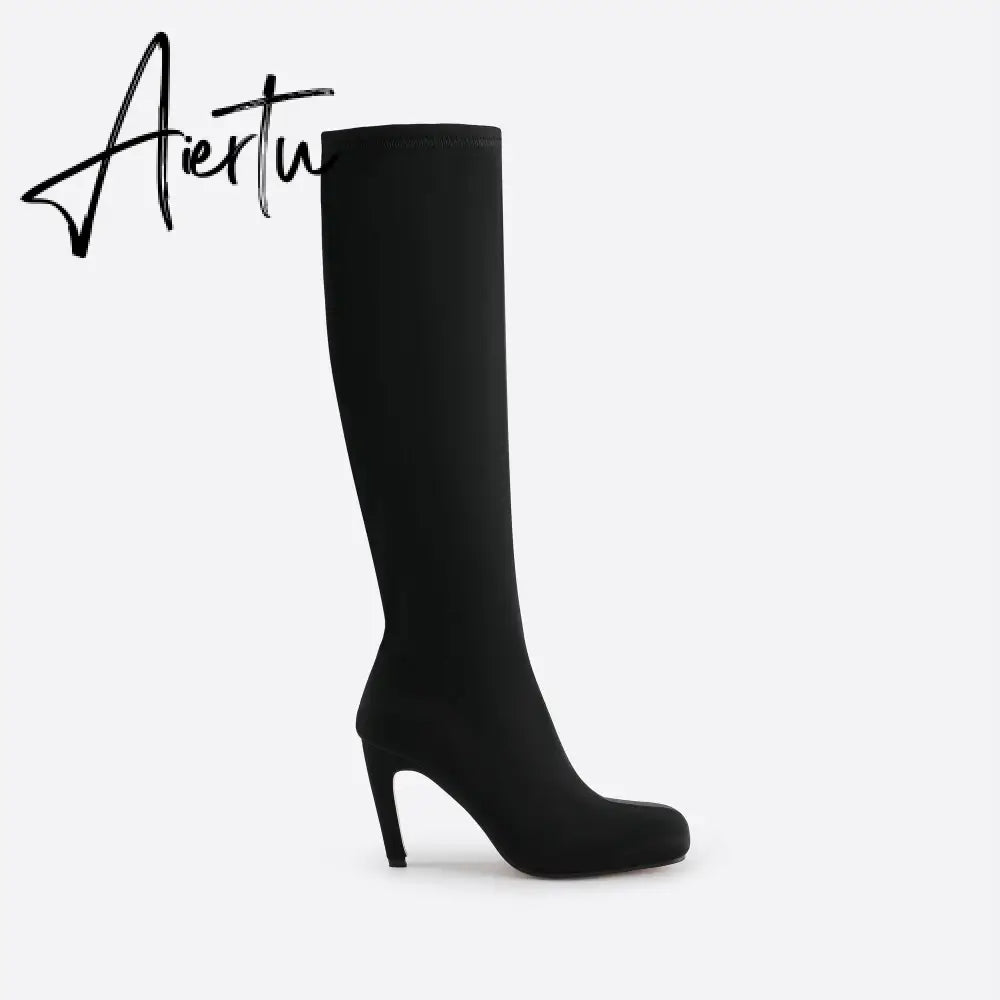 Women Square Heeled Boots mysite