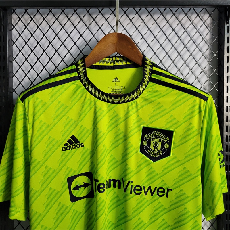 2022/2023 Football Shirt Manchester United Third Away Green