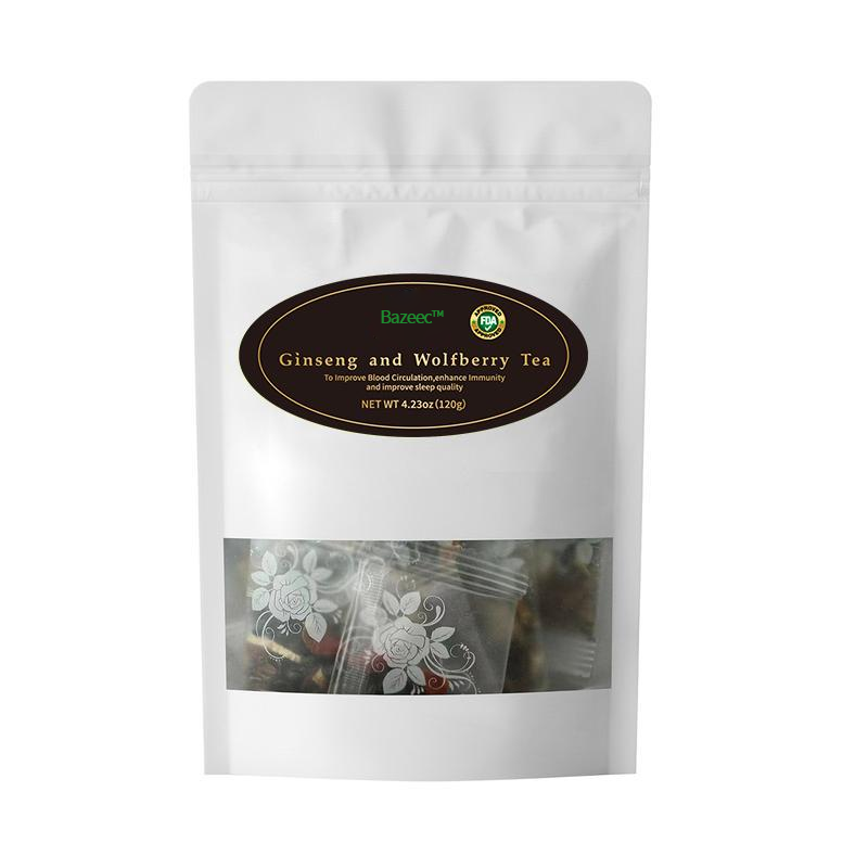 🔥 Kidney Tea - Ginseng Nine Treasure Tea Red Date Wolfberry Mulberry Men's Health Tea Herbal Formula for Immunity Natural Organic Beverage