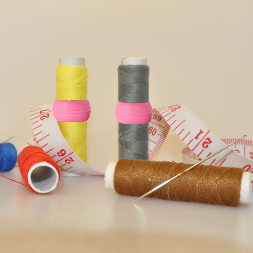 Thread Stopper Silicone Cross Stitch Clip 2cm Bobbin Spool Holder 2pcs (BU8)