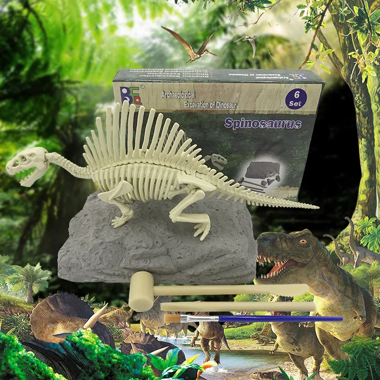Educational Dinosaur Fossil Excavation Toys