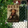 Drink Like A Man - Metal Tin Signs(8*12Inch/12*16Inch) - Bar