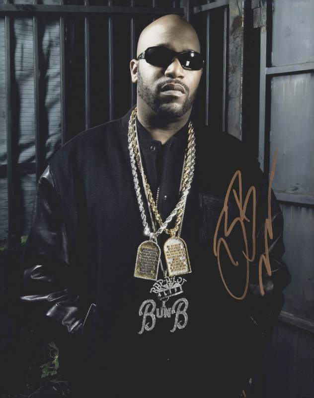 UGK Bun B Signed authentic signed rap 8x10 Photo Poster painting W/Certificate Autographed A0121