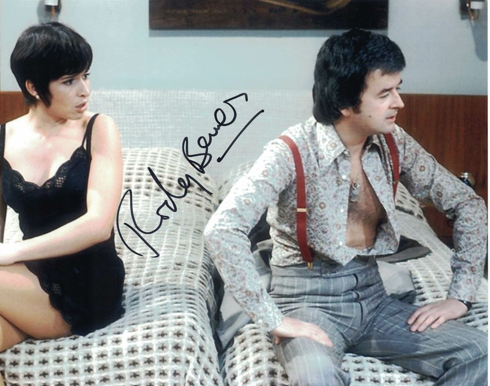 RODNEY BEWES - Bob Ferris - Likely Lads hand signed 10 x 8 Photo Poster painting