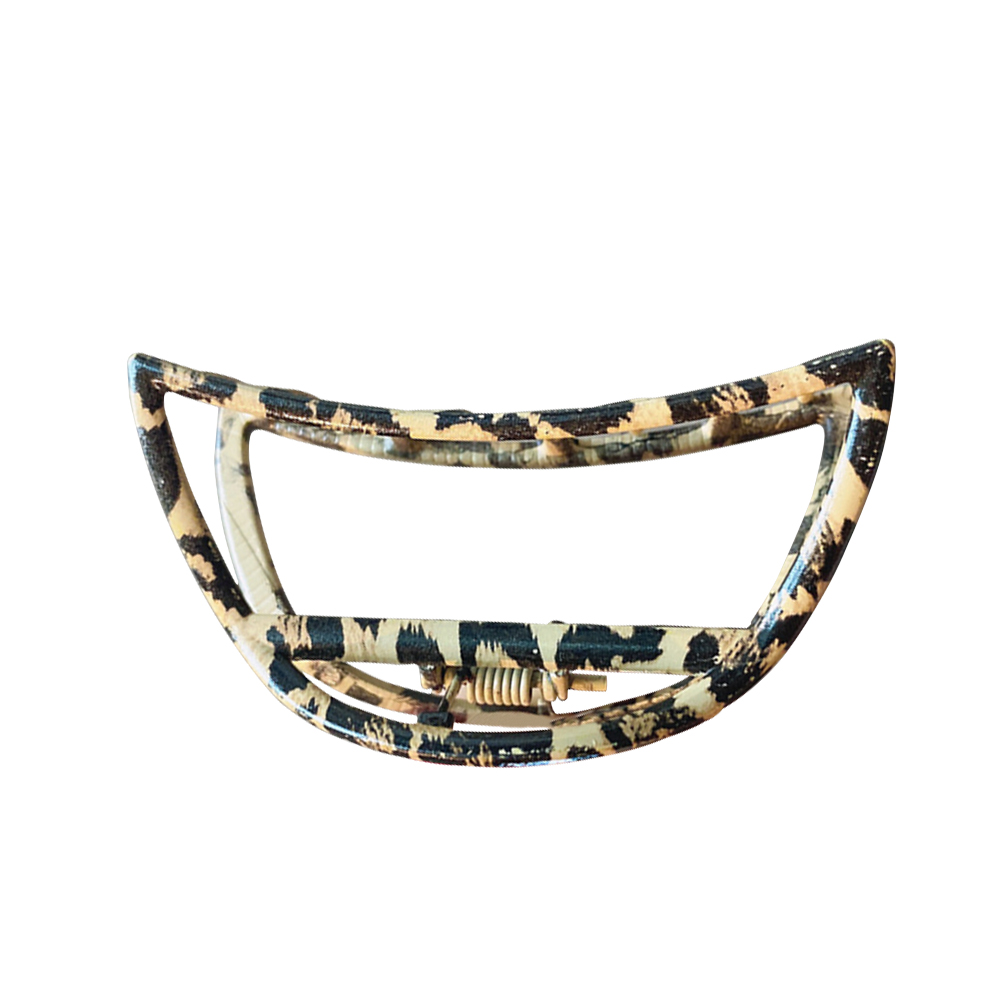 

Korean Leopard Pattern Hair Claw Clamps Metal Women Hairpin Crab Headwear, 501 Original