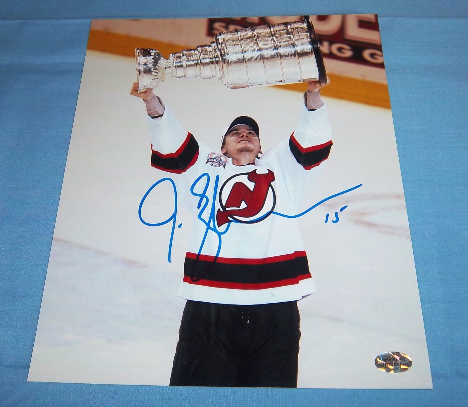 New Jersey Devils Jamie Langenbrunner Signed Autographed 8x10 Photo Poster painting Stanley Cup