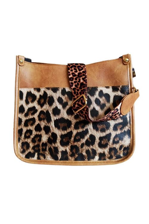 Leopard Strap Crossbody Purse - Shop Trendy Women's Fashion | TeeYours